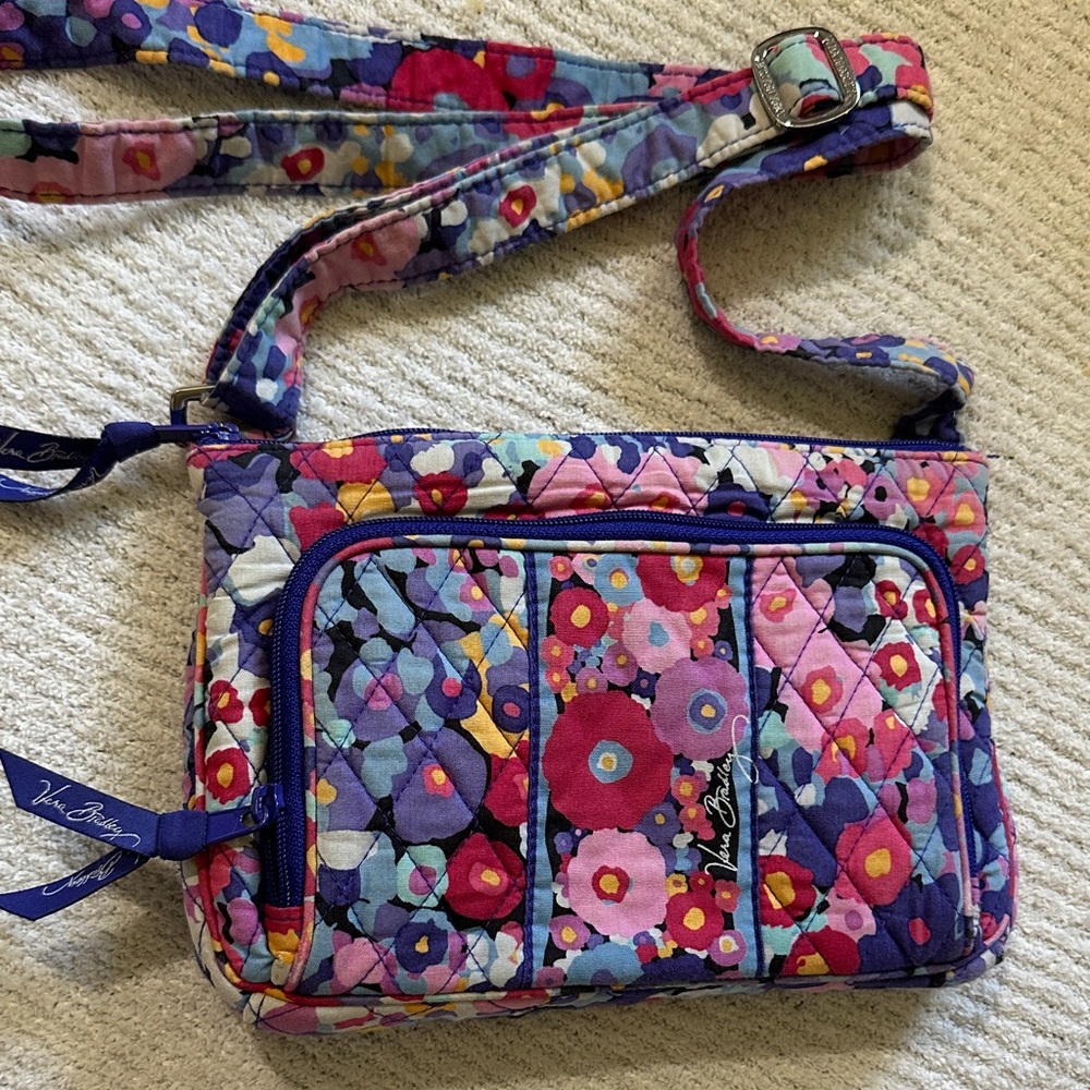 Vera Bradley Crossbody Handbag Impressionista Pattern Retired